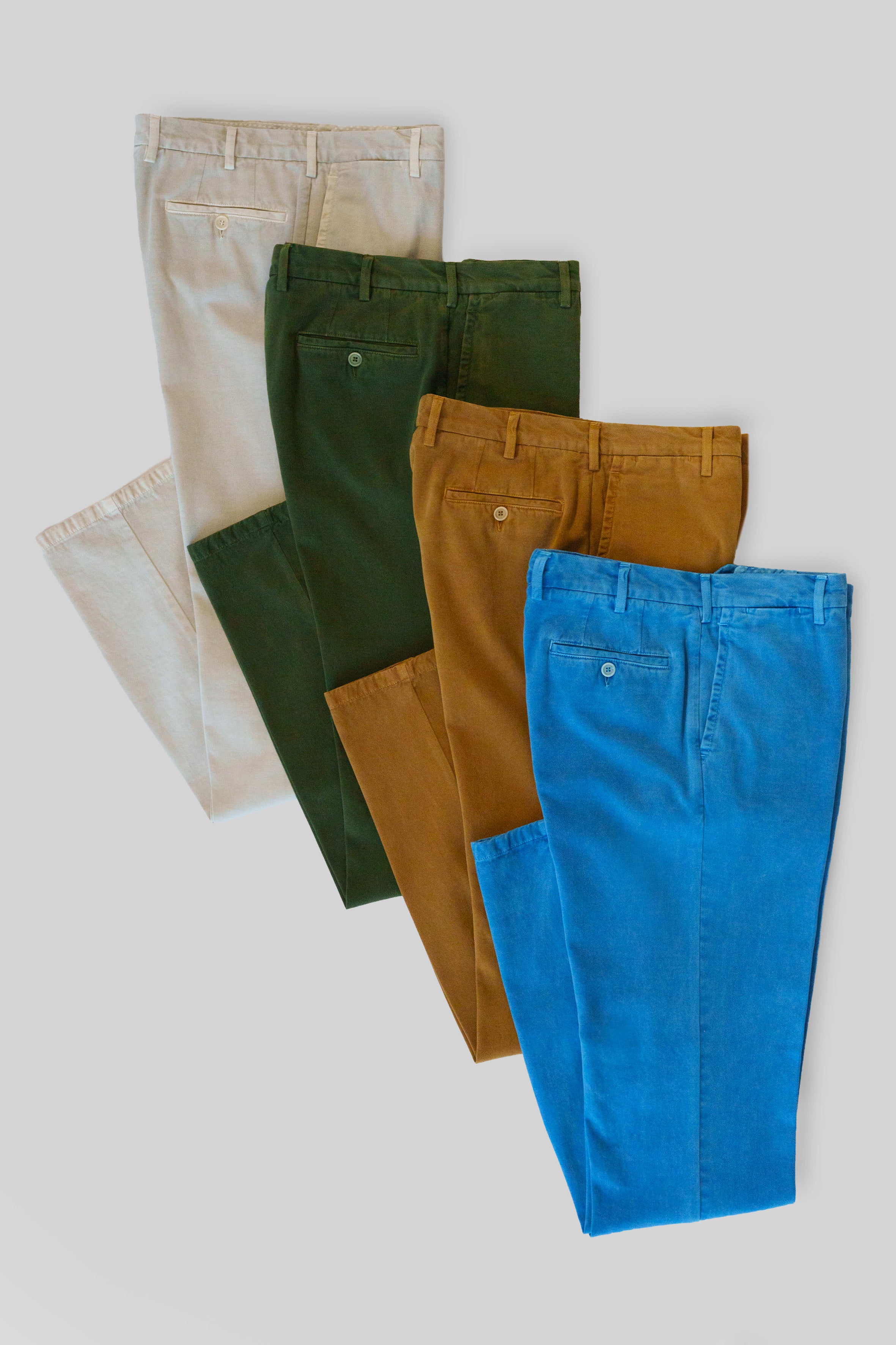 Pantaloni sportivi in cotone e cashmere blu oceano